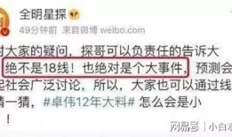 卓伟最新真实爆料消息,娱乐圈惊天大事件揭秘